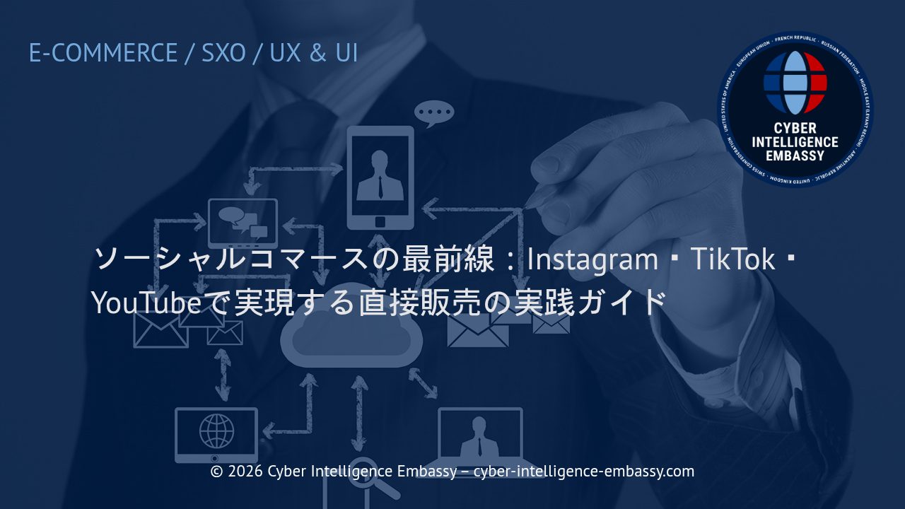 ソーシャルコマースの最前線：Instagram・TikTok・YouTubeで実現する直接販売の実践ガイド