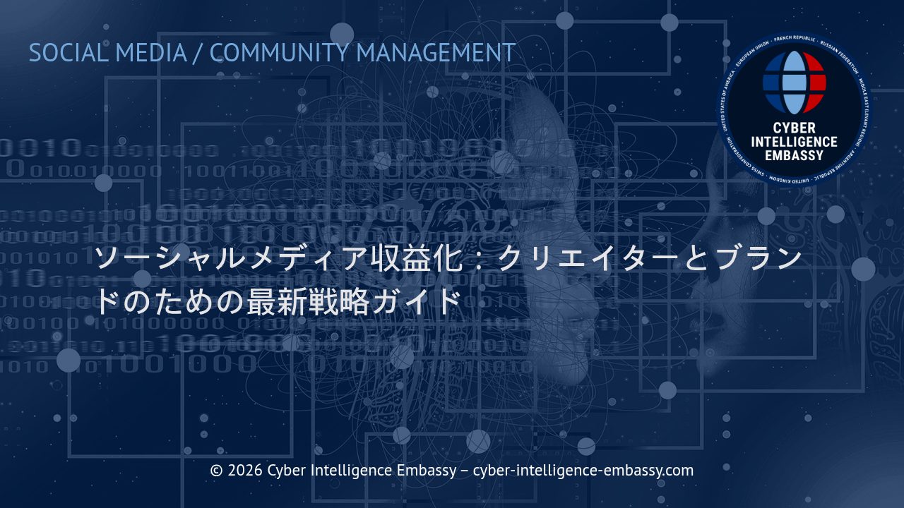 ソーシャルメディア収益化：クリエイターとブランドのための最新戦略ガイド
