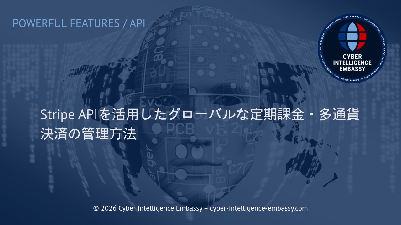 Stripe APIを活用したグローバルな定期課金・多通貨決済の管理方法