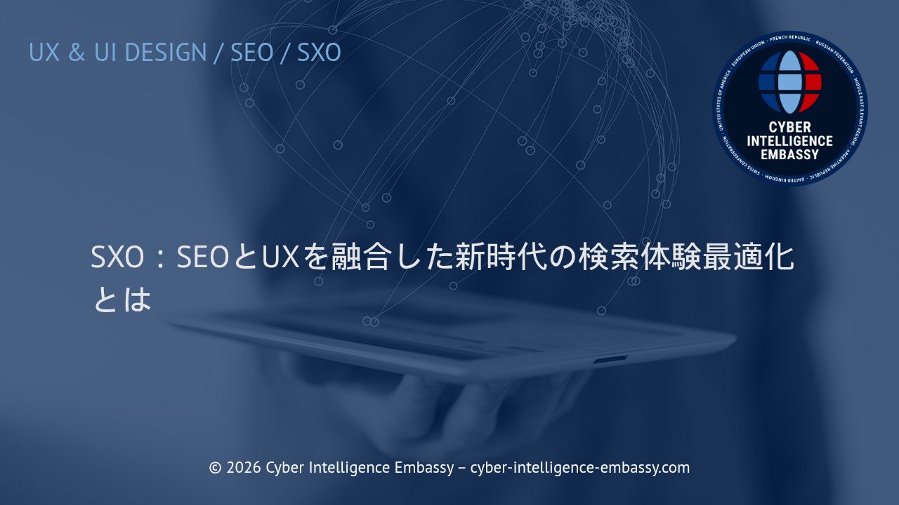 SXO：SEOとUXを融合した新時代の検索体験最適化とは