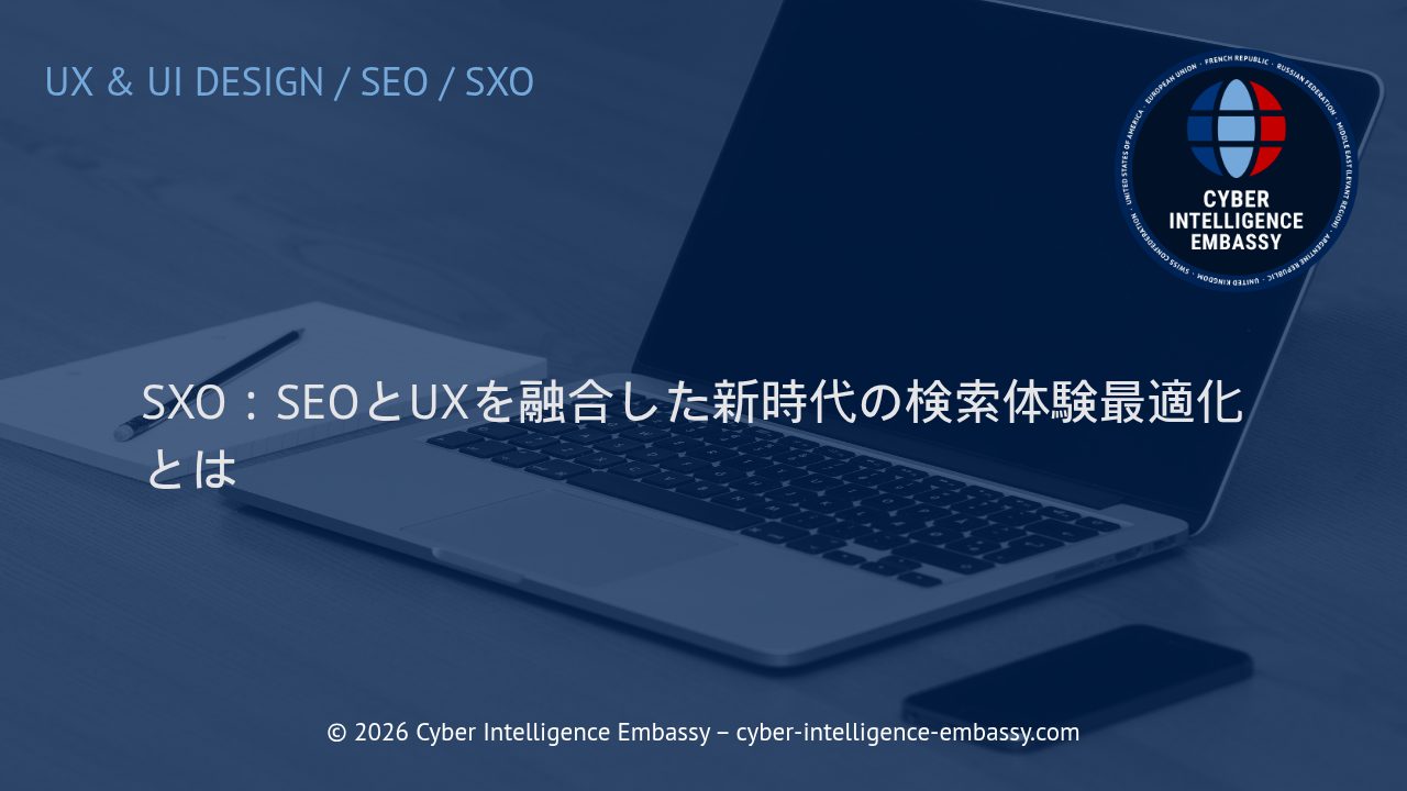 SXO：SEOとUXを融合した新時代の検索体験最適化とは