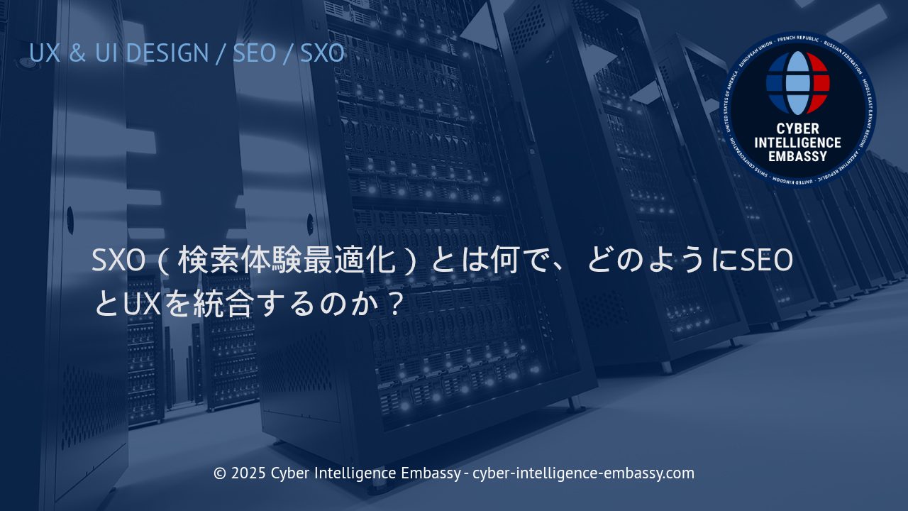 SXO：SEOとUXを融合した新時代の検索体験最適化とは