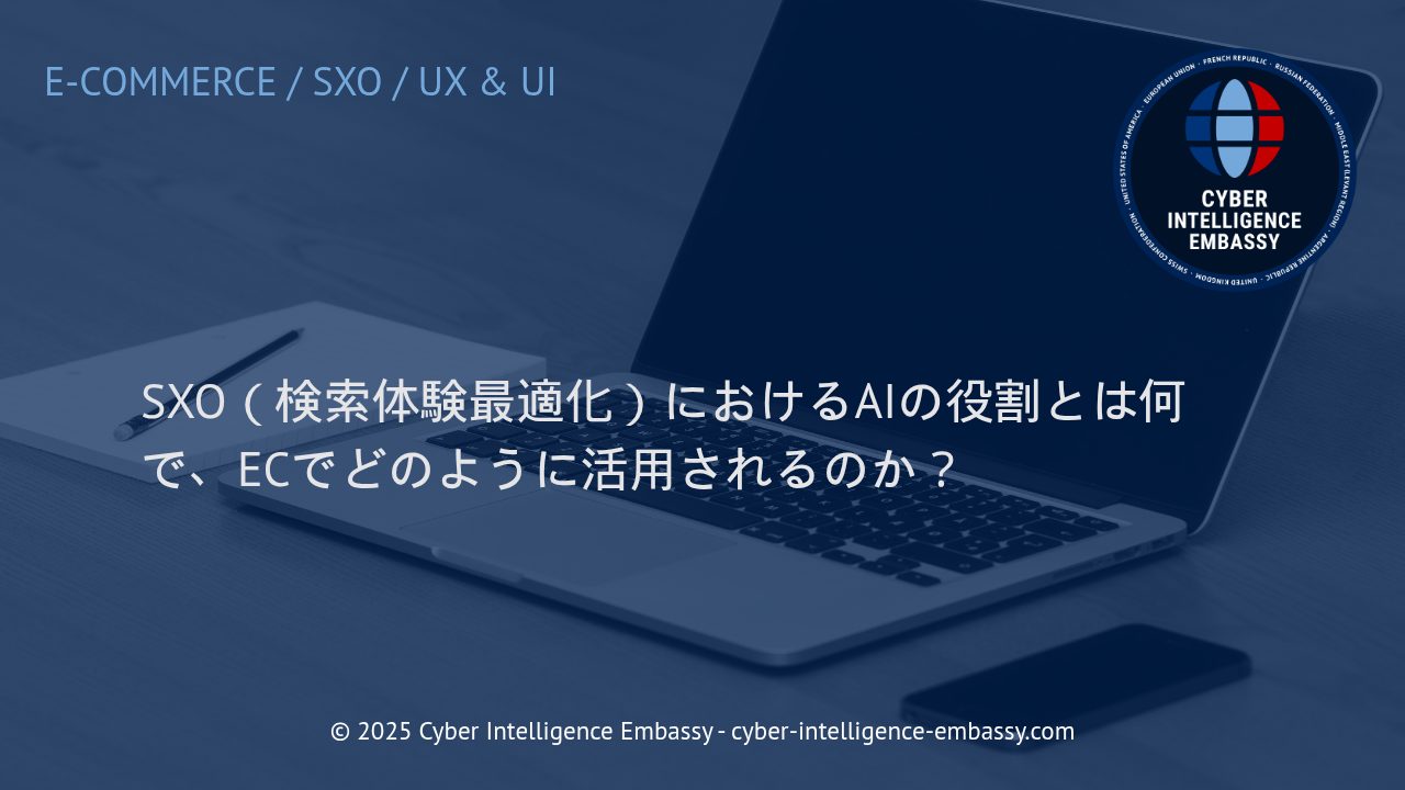 ECにおける検索体験最適化（SXO）とAIの革新的役割