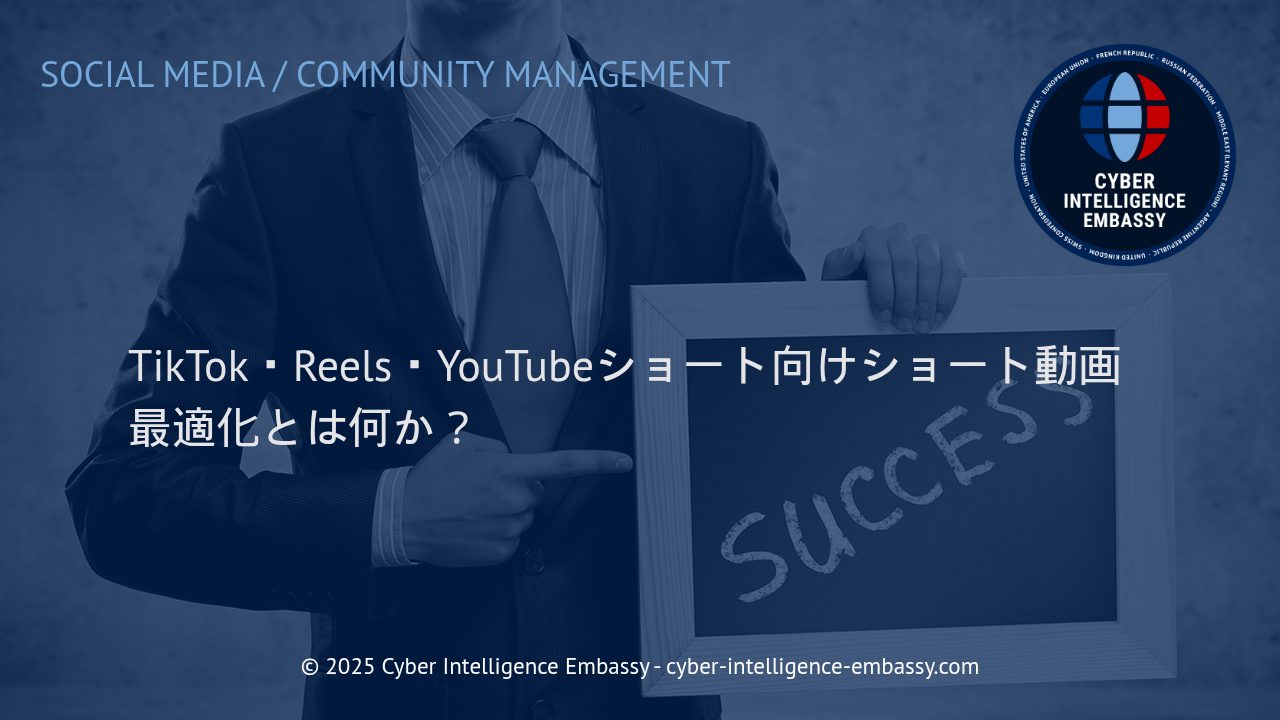 ビジネス成功の鍵：TikTok・Reels・YouTubeショート動画の最適化戦略