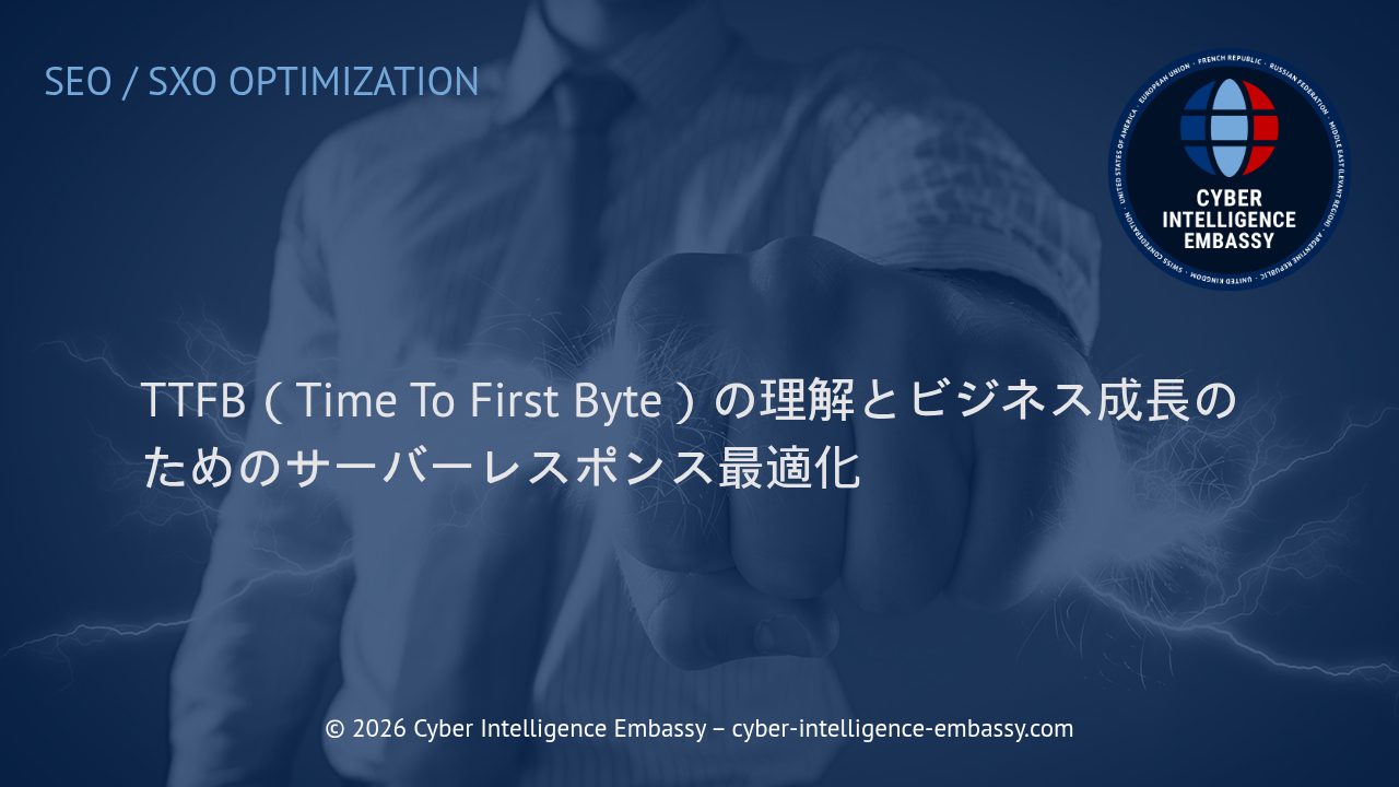 TTFB（Time To First Byte）の理解とビジネス成長のためのサーバーレスポンス最適化