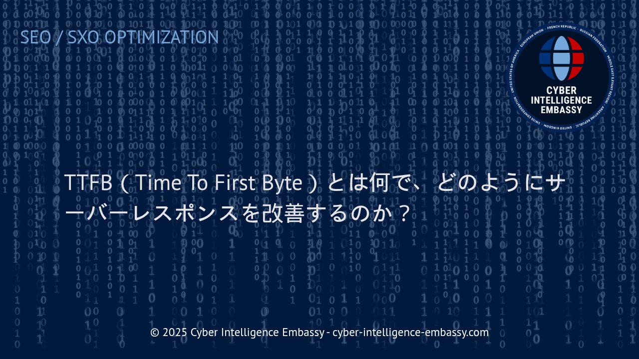TTFB（Time To First Byte）の理解とビジネス成長のためのサーバーレスポンス最適化