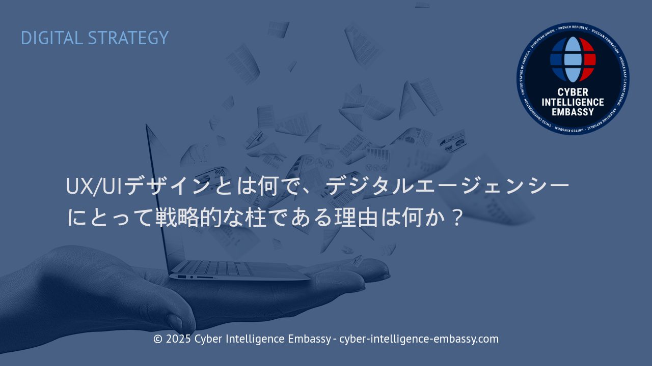 デジタルエージェンシーの競争力を決定づけるUX/UIデザインの戦略的重要性