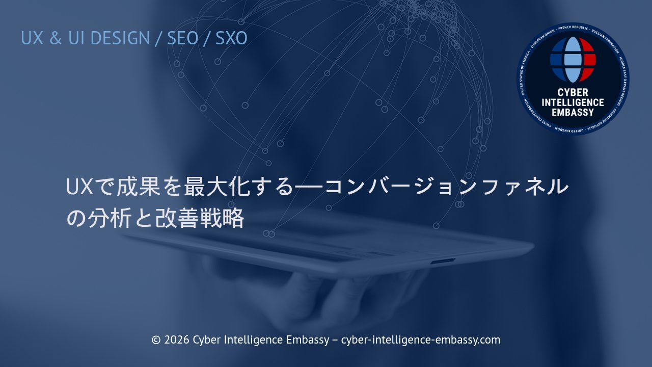 UXで成果を最大化する──コンバージョンファネルの分析と改善戦略