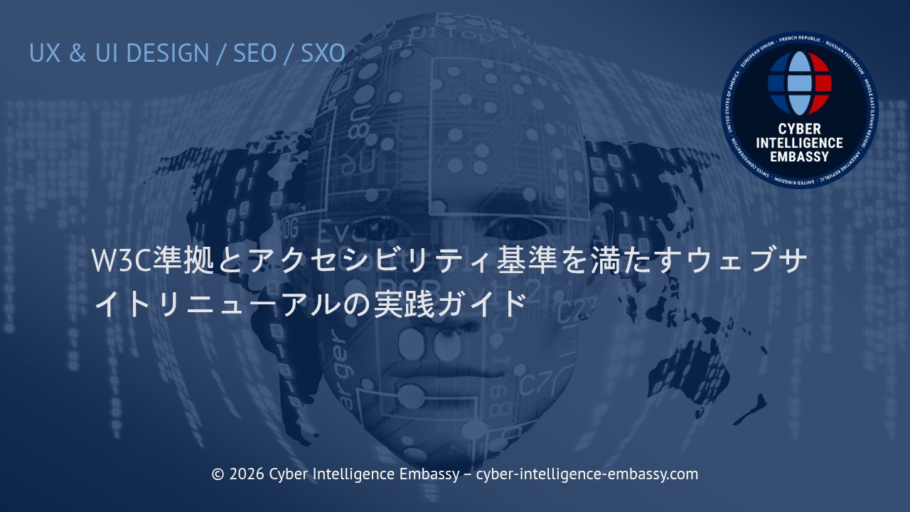W3C準拠とアクセシビリティ基準を満たすウェブサイトリニューアルの実践ガイド