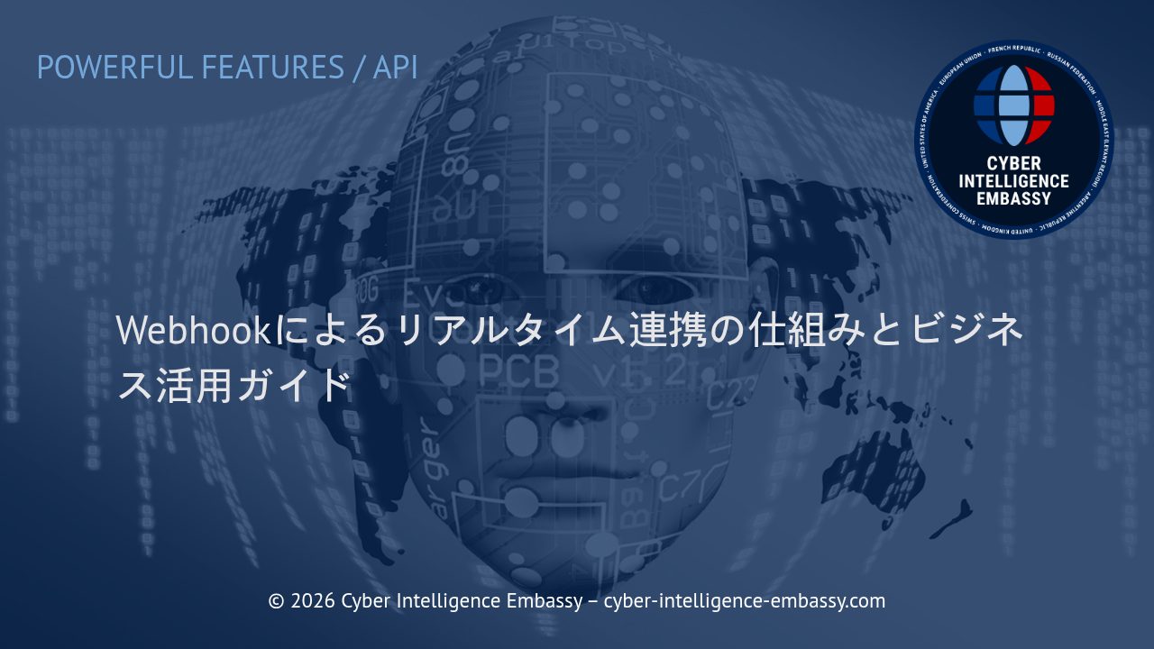 Webhookによるリアルタイム連携の仕組みとビジネス活用ガイド