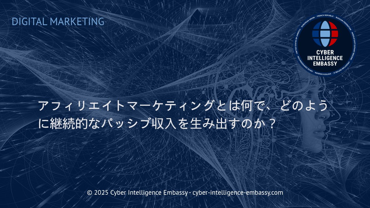 アフィリエイトマーケティングによるパッシブ収入の仕組みとビジネス活用法