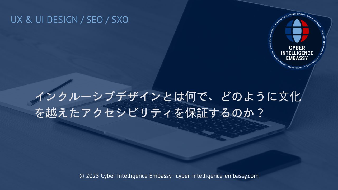 インクルーシブデザインが実現するグローバルなアクセシビリティ戦略