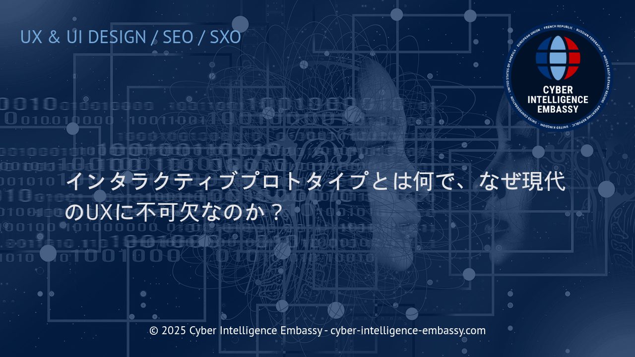 インタラクティブプロトタイプが現代UX設計に与える革新と、その不可欠性