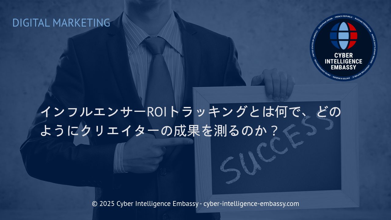 インフルエンサーROIトラッキング：デジタルマーケティングにおけるクリエイターの価値測定法