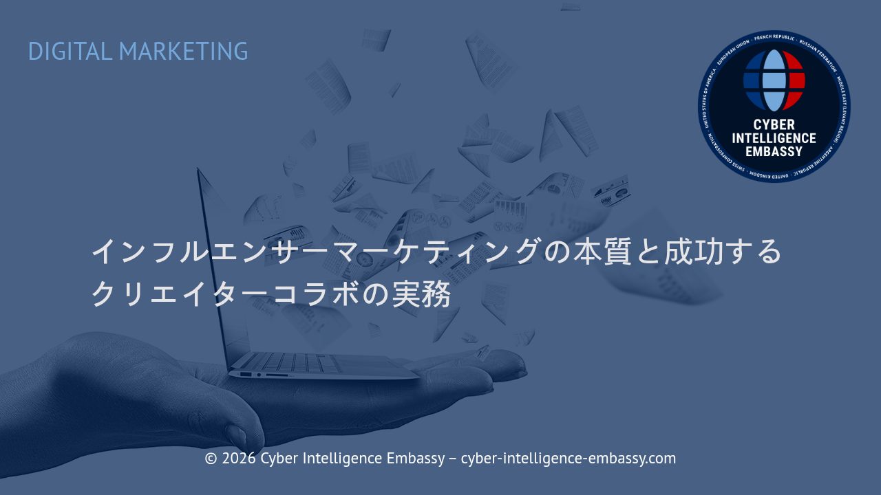 インフルエンサーマーケティングの本質と成功するクリエイターコラボの実務