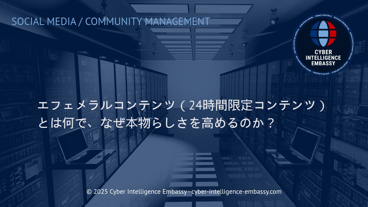 エフェメラルコンテンツが生み出す「本物らしさ」と、そのビジネス活用法