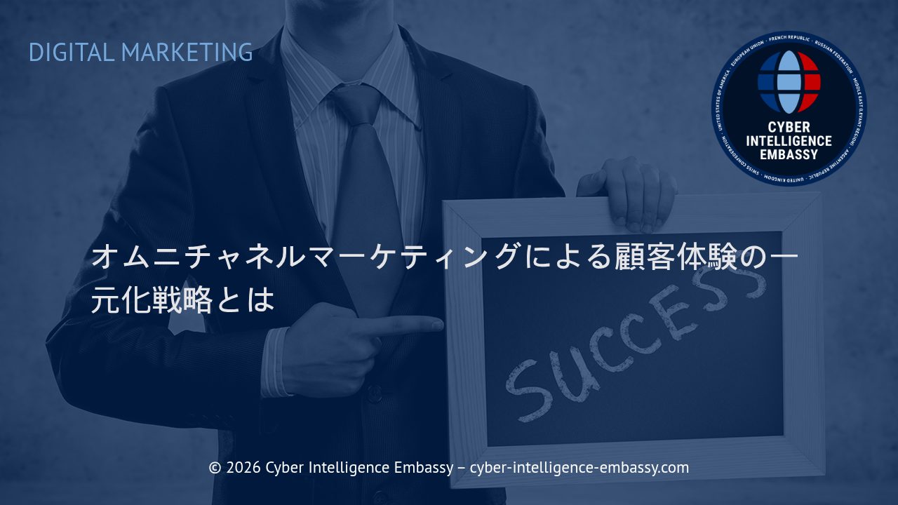 オムニチャネルマーケティングによる顧客体験の一元化戦略とは