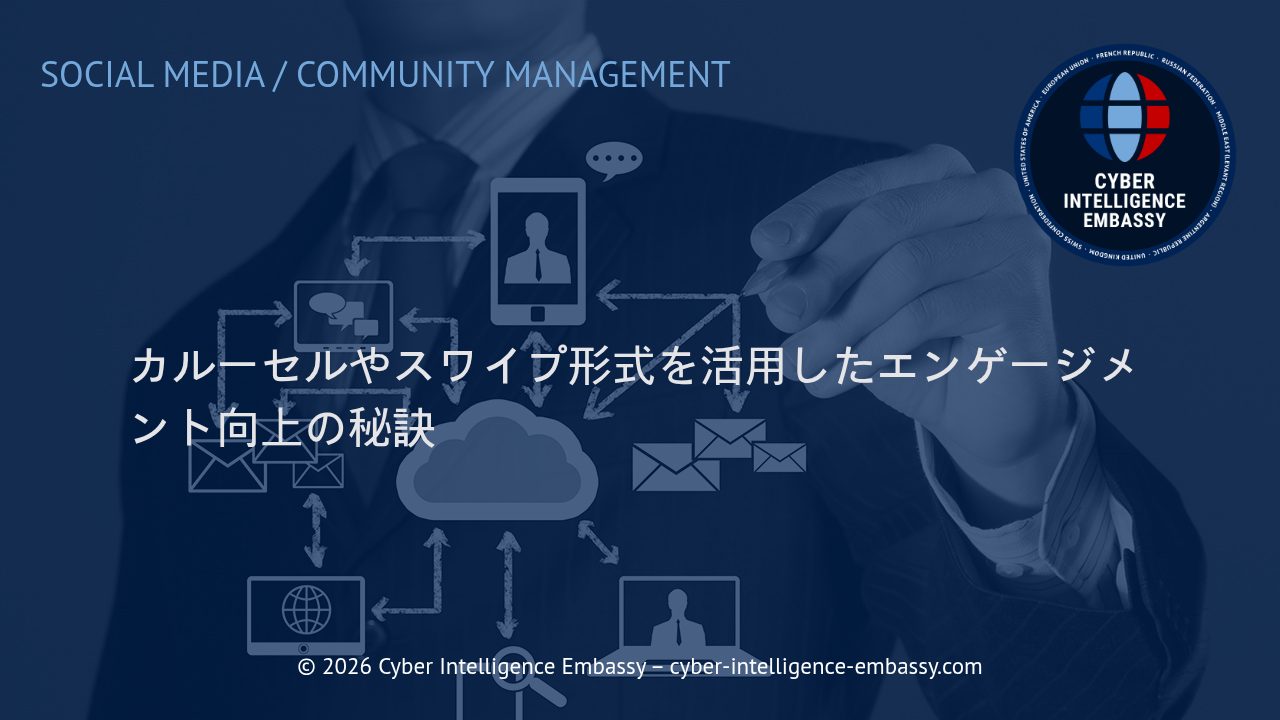 カルーセルやスワイプ形式を活用したエンゲージメント向上の秘訣