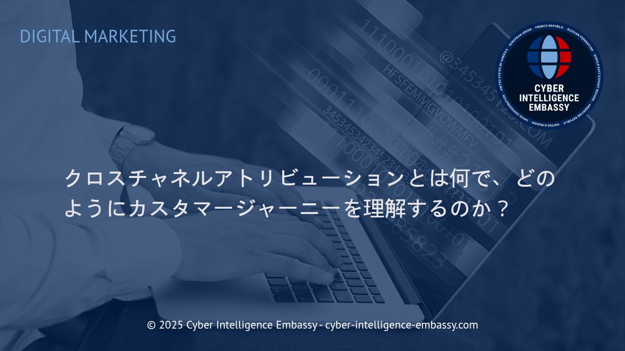 クロスチャネルアトリビューションによるカスタマージャーニーの最適化戦略