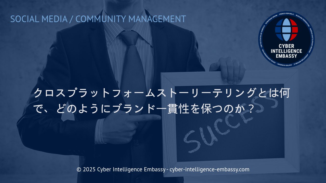 クロスプラットフォームストーリーテリング：ブランドの一貫性を守る新時代の戦略