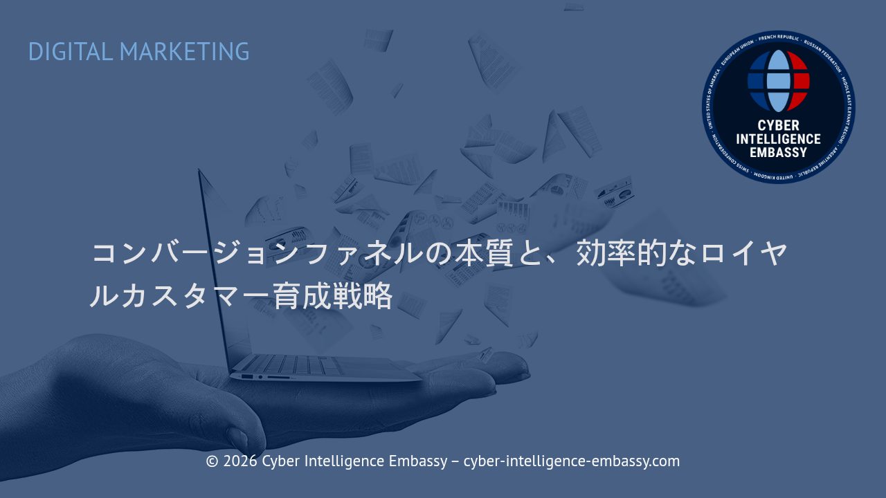 コンバージョンファネルの本質と、効率的なロイヤルカスタマー育成戦略