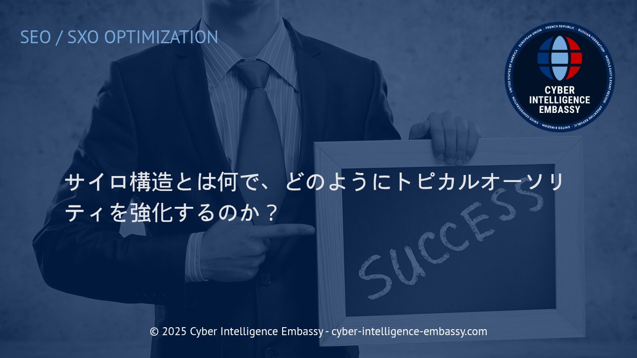 サイロ構造によるトピカルオーソリティ強化の戦略と実践