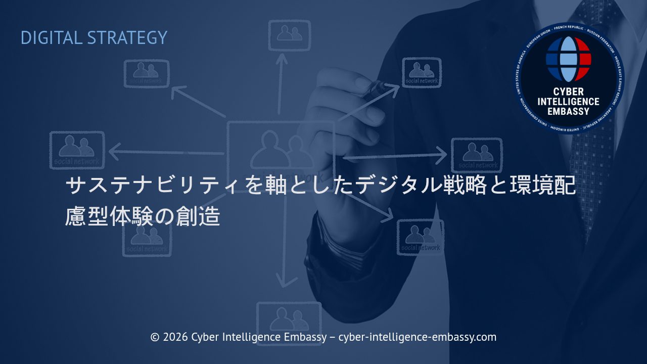 サステナビリティを軸としたデジタル戦略と環境配慮型体験の創造