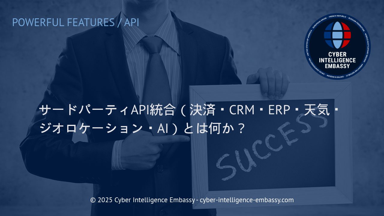 ビジネスを革新するサードパーティAPI統合の実践ガイド