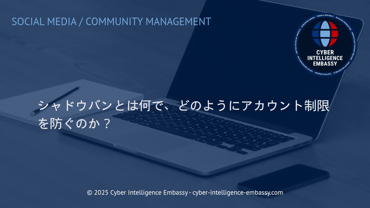 シャドウバンの正体とビジネスアカウントにおける制限対策