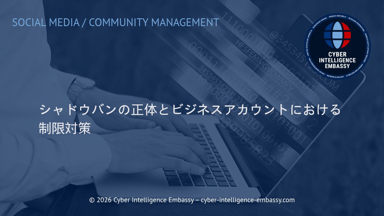 シャドウバンの正体とビジネスアカウントにおける制限対策