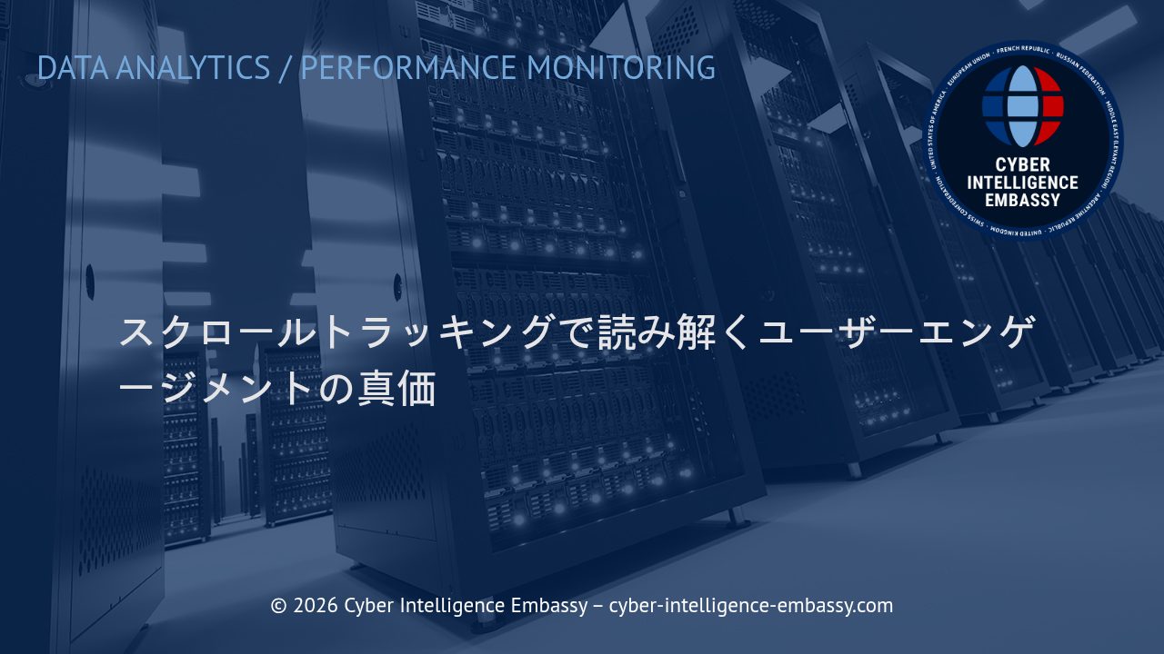スクロールトラッキングで読み解くユーザーエンゲージメントの真価