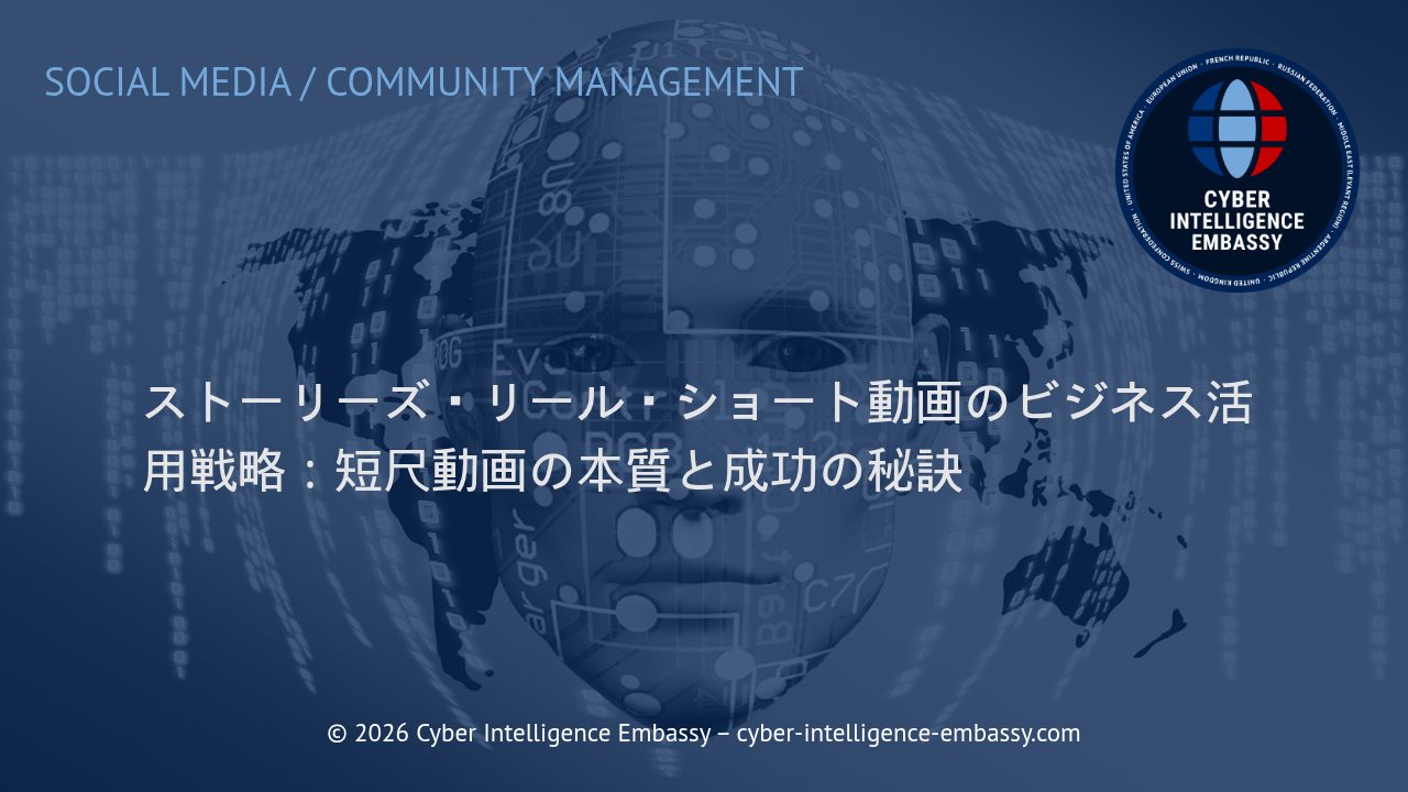 ストーリーズ・リール・ショート動画のビジネス活用戦略：短尺動画の本質と成功の秘訣
