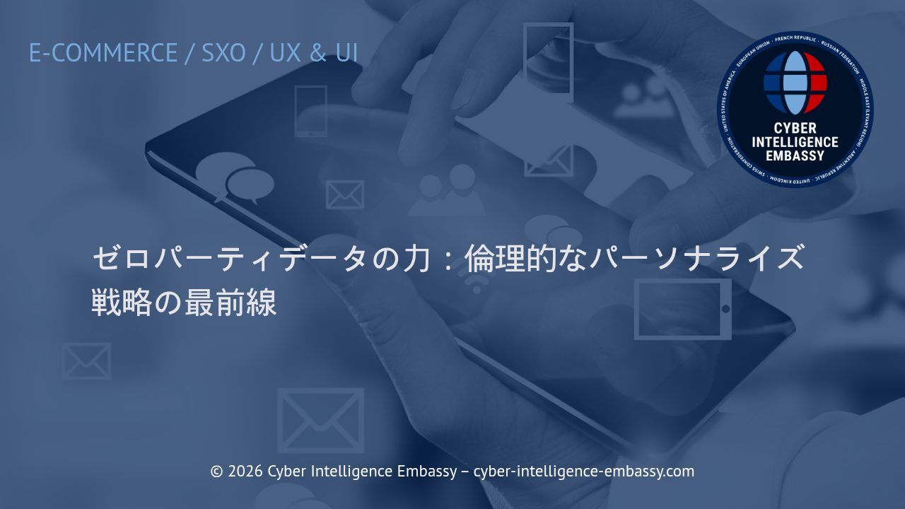 ゼロパーティデータの力：倫理的なパーソナライズ戦略の最前線