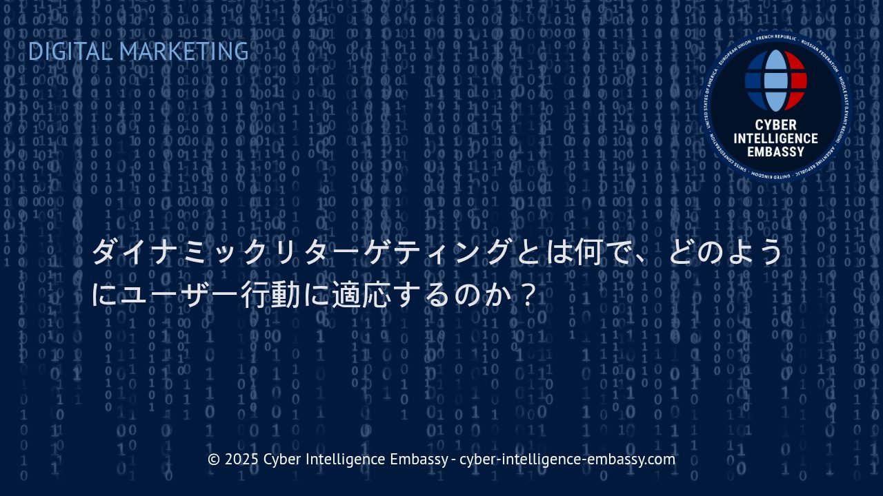 ダイナミックリターゲティングの仕組みとユーザー行動への最適な活用法