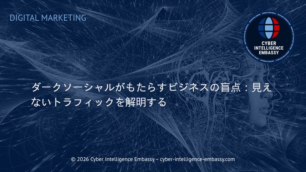 ダークソーシャルがもたらすビジネスの盲点：見えないトラフィックを解明する