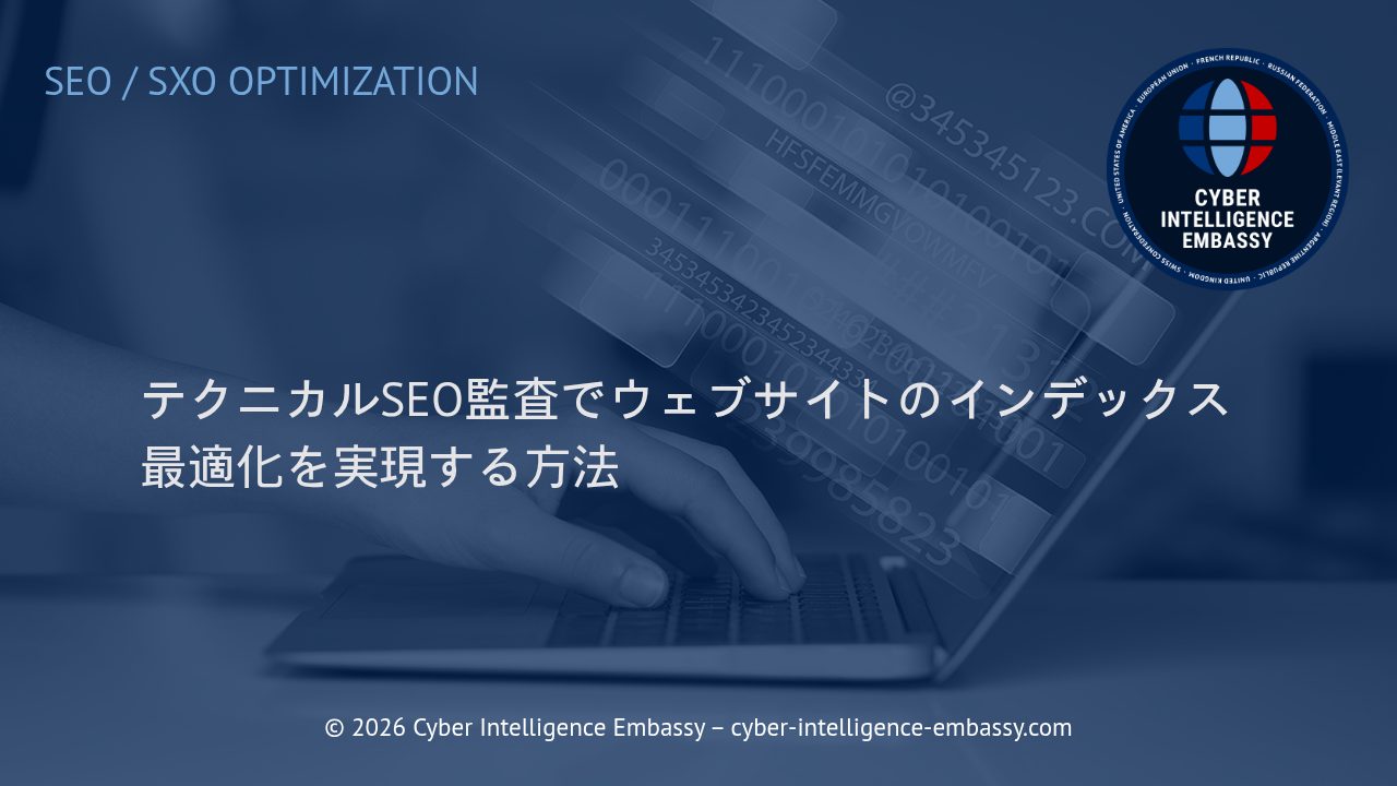 テクニカルSEO監査でウェブサイトのインデックス最適化を実現する方法