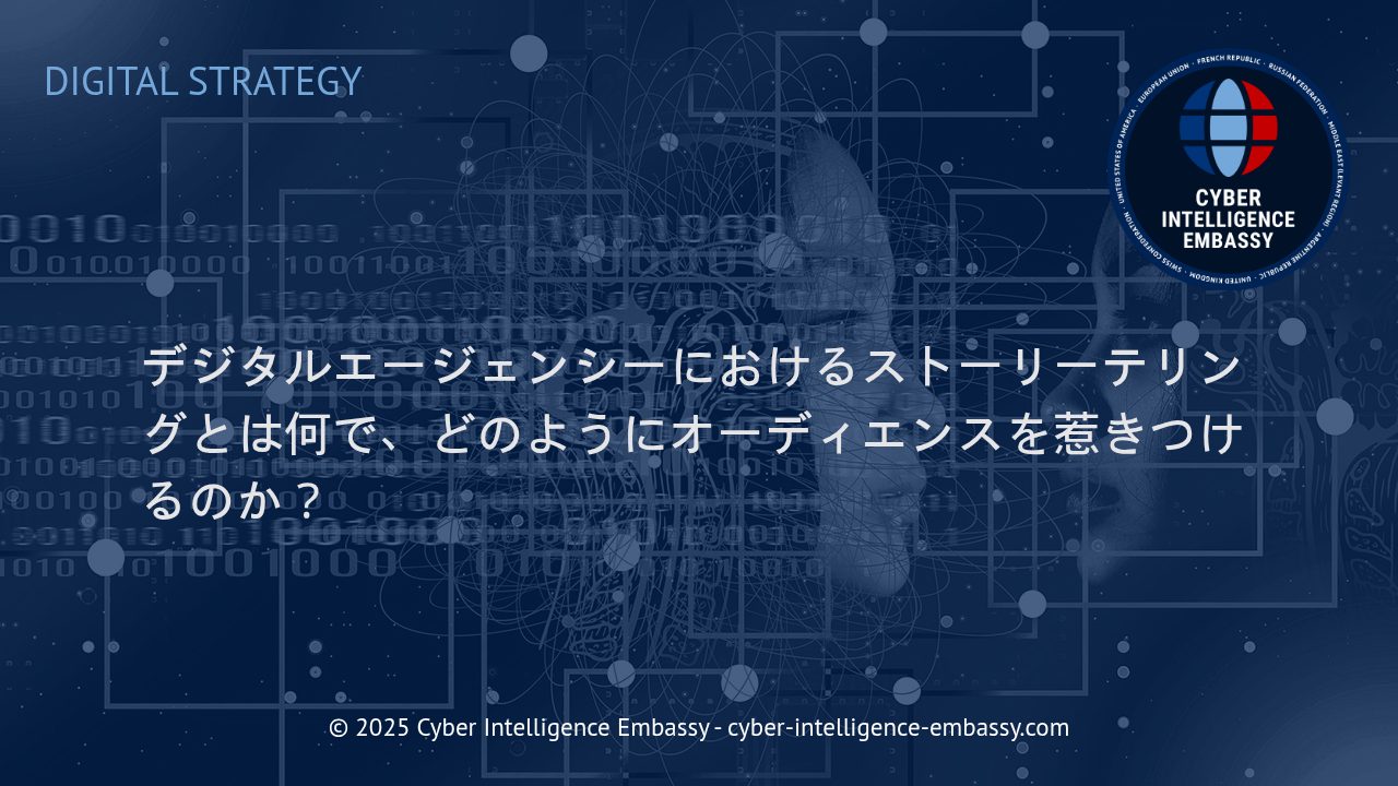 デジタルエージェンシーのストーリーテリング戦略：ブランド価値を高める最新アプローチ