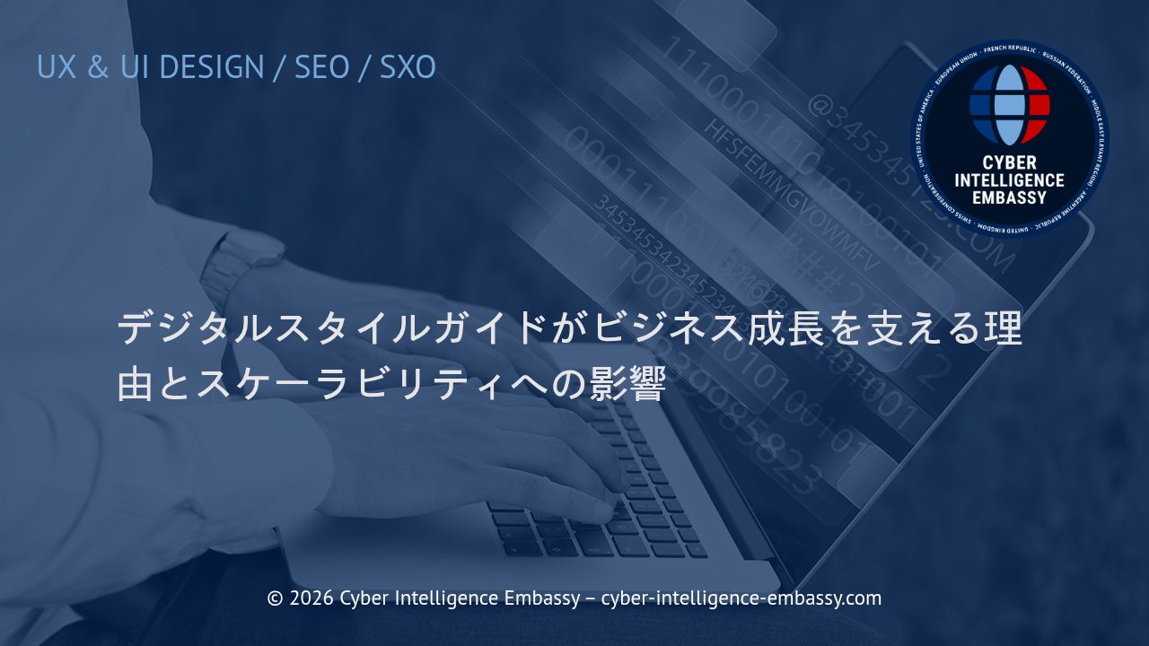 デジタルスタイルガイドがビジネス成長を支える理由とスケーラビリティへの影響