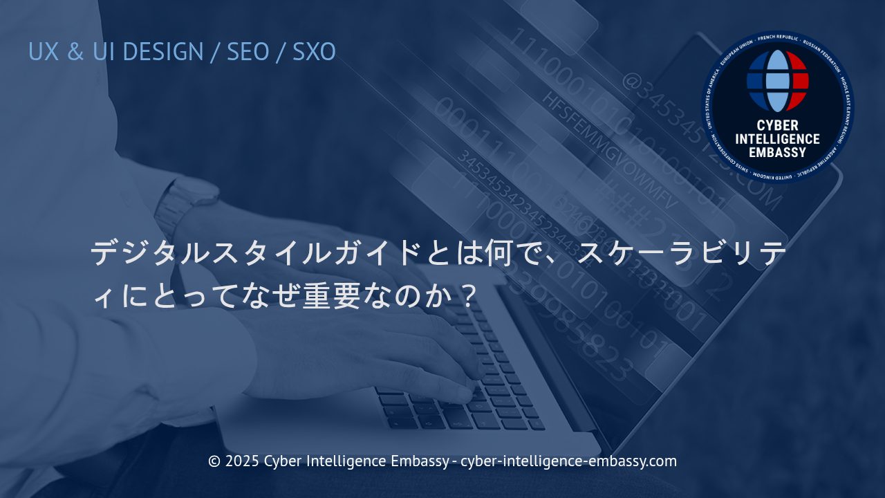 デジタルスタイルガイドがビジネス成長を支える理由とスケーラビリティへの影響