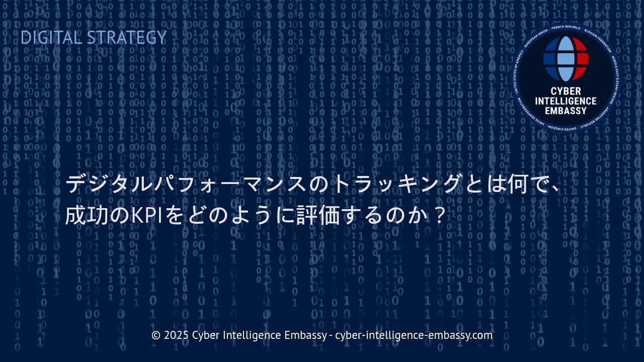 デジタルパフォーマンスのトラッキング：ビジネス成長を加速させる指標と評価方法