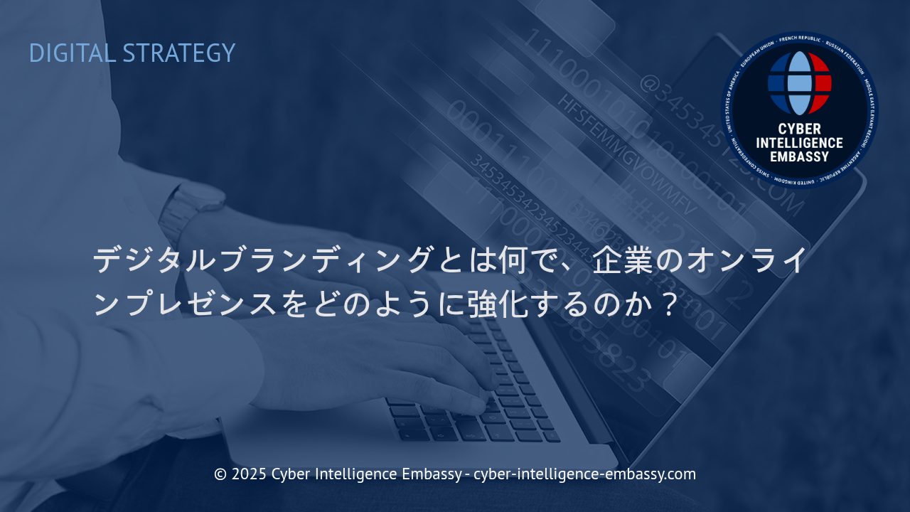 デジタルブランディングの本質と企業のオンライン強化戦略