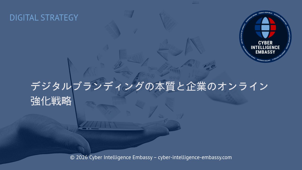 デジタルブランディングの本質と企業のオンライン強化戦略