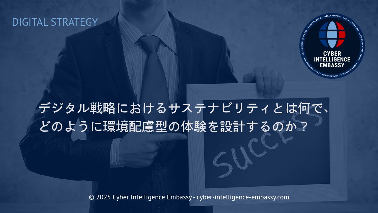 サステナビリティを軸としたデジタル戦略と環境配慮型体験の創造