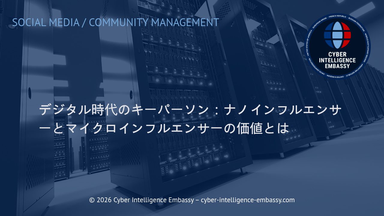 デジタル時代のキーパーソン：ナノインフルエンサーとマイクロインフルエンサーの価値とは