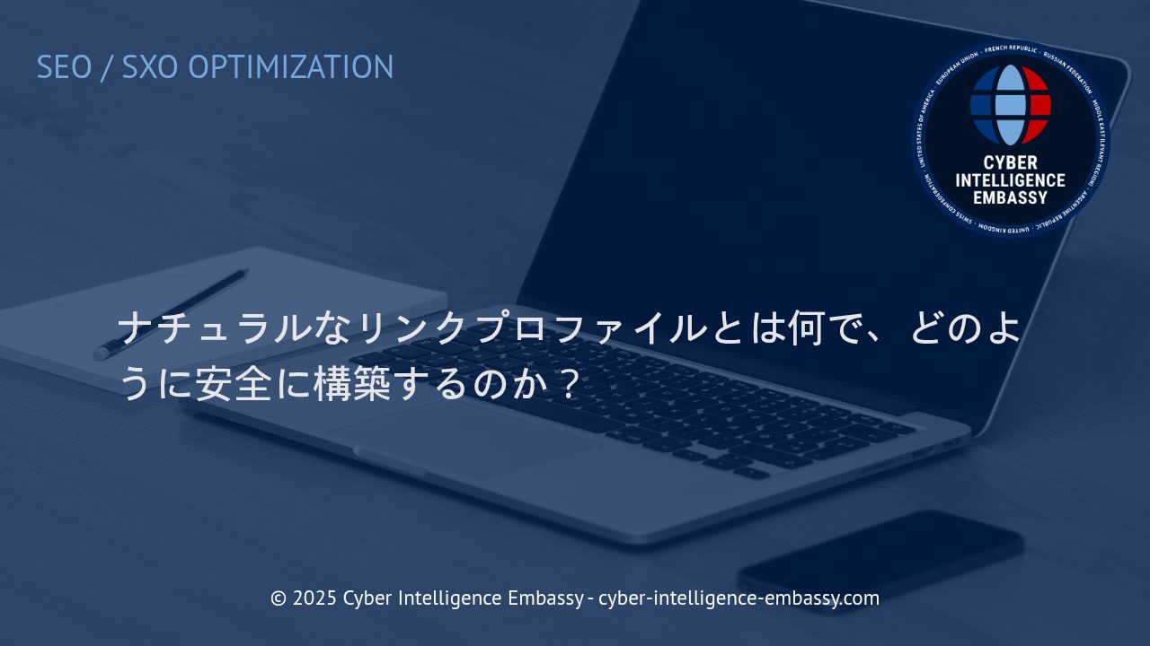 安全なSEO戦略の要：ナチュラルなリンクプロファイルの構築方法
