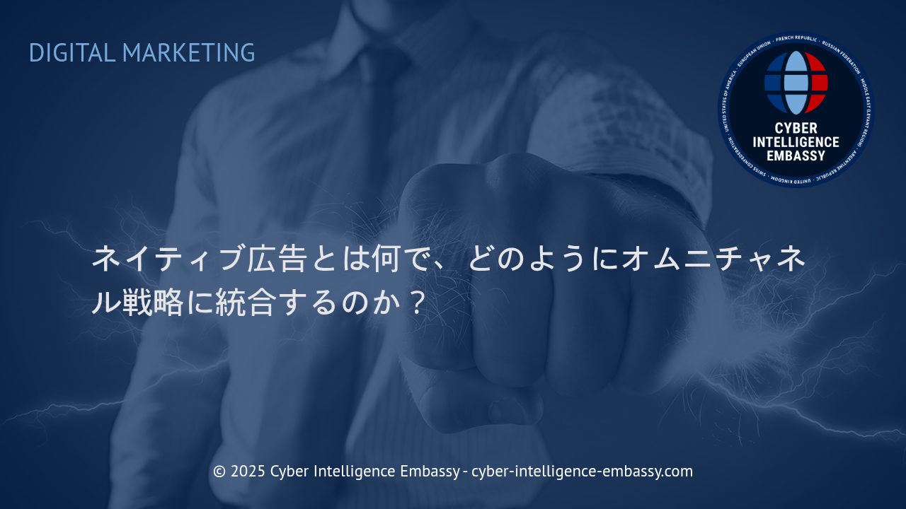 オムニチャネル戦略成功の鍵：ネイティブ広告を最大限に活用する方法