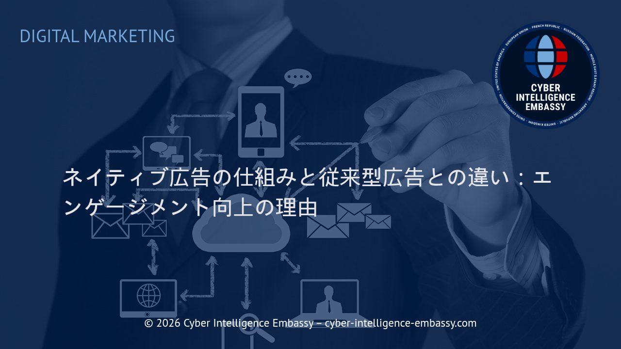 ネイティブ広告の仕組みと従来型広告との違い：エンゲージメント向上の理由