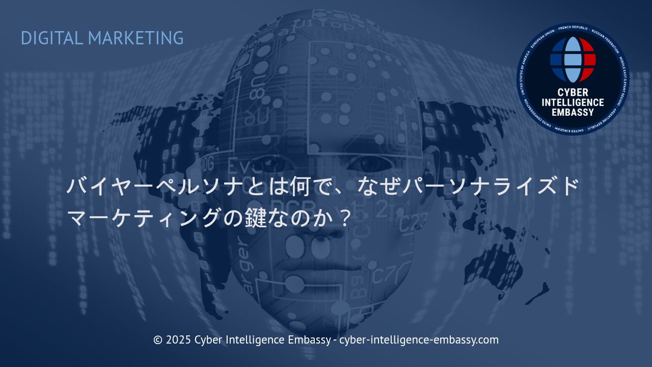 バイヤーペルソナ：成功するパーソナライズドマーケティングの核心に迫る