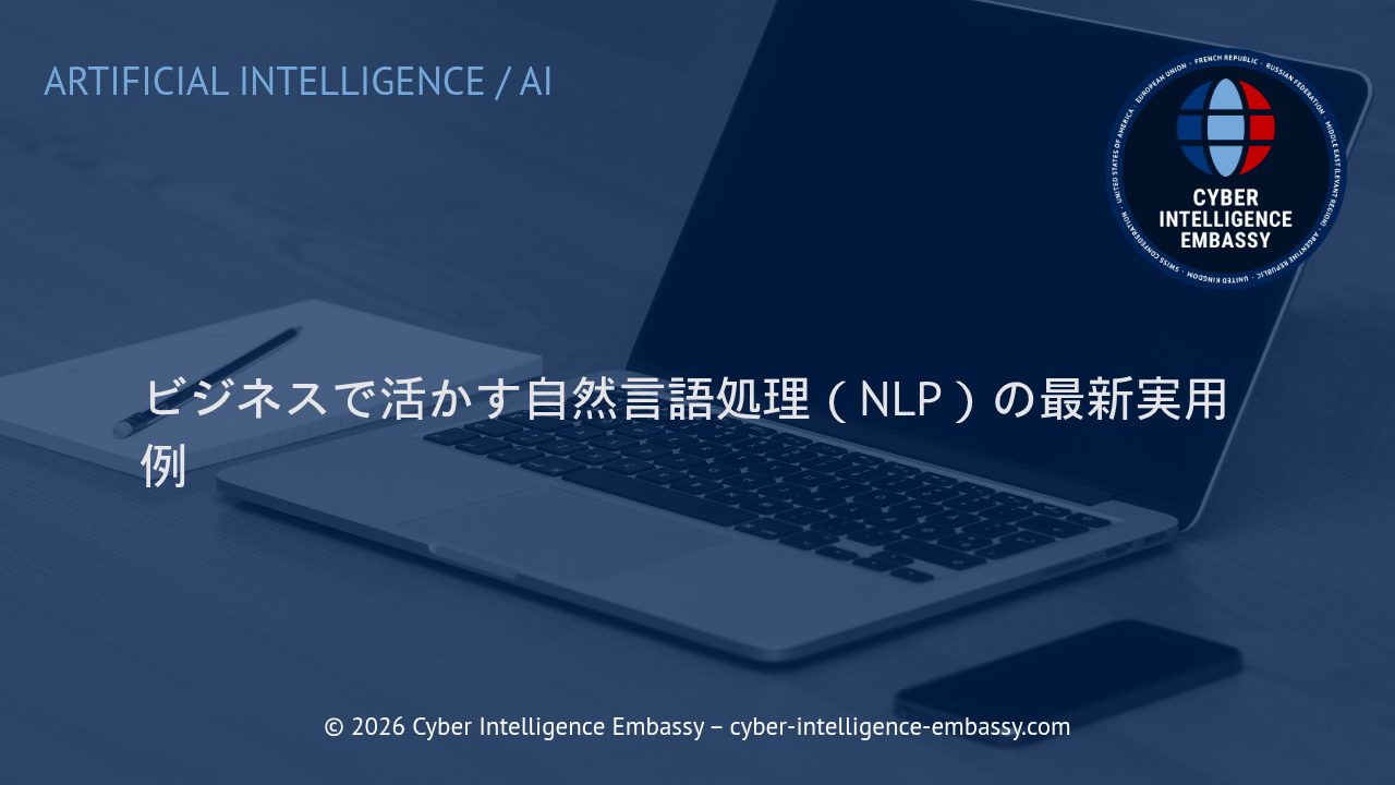 ビジネスで活かす自然言語処理（NLP）の最新実用例