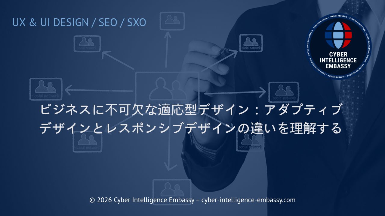 ビジネスに不可欠な適応型デザイン：アダプティブデザインとレスポンシブデザインの違いを理解する